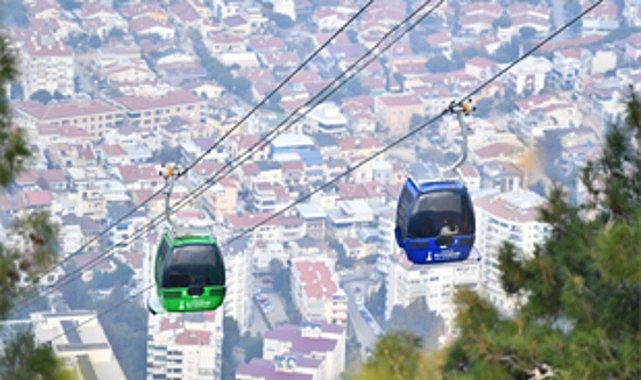 Balçova Teleferik Tesisleri’nde bakım zamanı