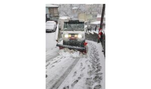 Osmangazi’nin Yüksek Kesimlerinde Kar Mesaisi