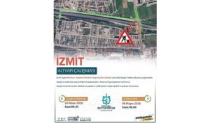Çalışma süresince cadde trafiğe kapalı kalacak