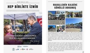 ‘Hep Birlikte İzmir’ mart sayısıyla yayında