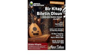 İnegöl’de Kitaplar Bilete Dönüşüyor