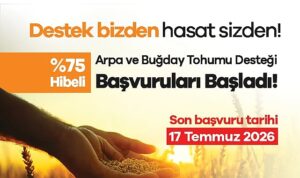 Büyükşehir’in Tarımsal Üretim Desteği Son Başvuru Tarihi 17 Temmuz