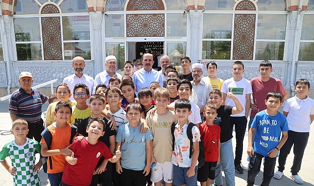 Başkan Altay Yaz Kur’an Kursu Öğrencileriyle Bir Araya Geldi
