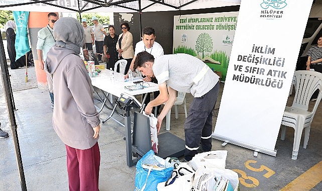Nilüfer’de atık kağıtları getiren hediye kazanıyor