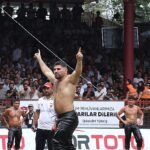 Ordu Aybastı güreşlerinde Başpehlivan Erkan Taş