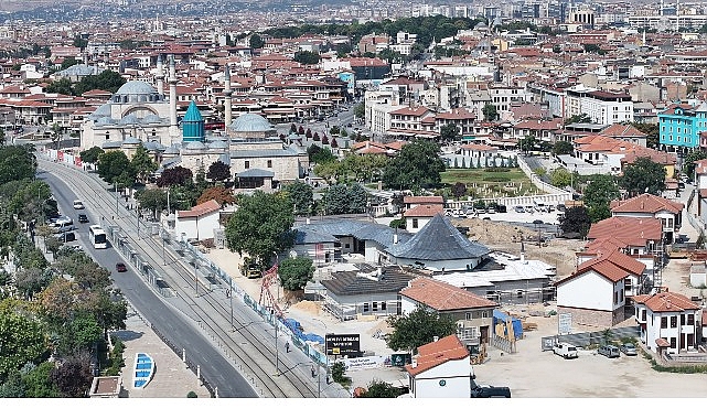 Mevlevi Dergahı İnşaatını İnceleyen Başkan Altay: “Büyük Bir Dönüşümü Türkiye’ye Örnek Şekilde Yürütüyoruz”